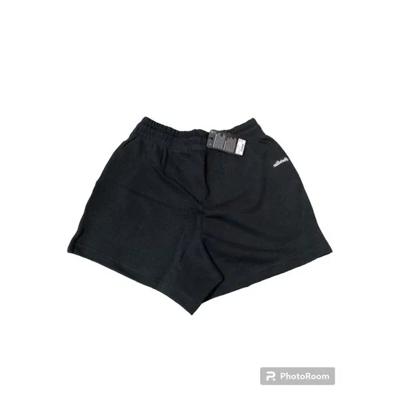Allbirds Womens R&R Drawstring Pima Cotton Black Sweat Shorts S